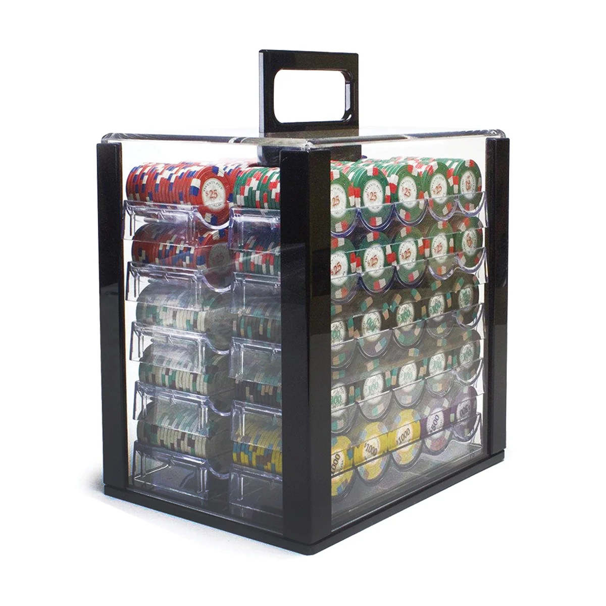 Acrylic 1000Piece Poker Chip Carrier