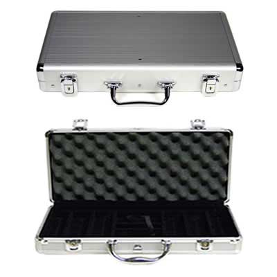 500 Piece Aluminum Poker Chip Case