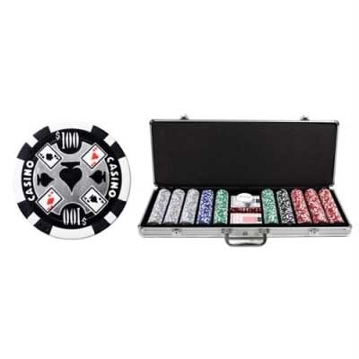 500 Piece 11.5 Gram Composite Casino Aces Poker Chip Set