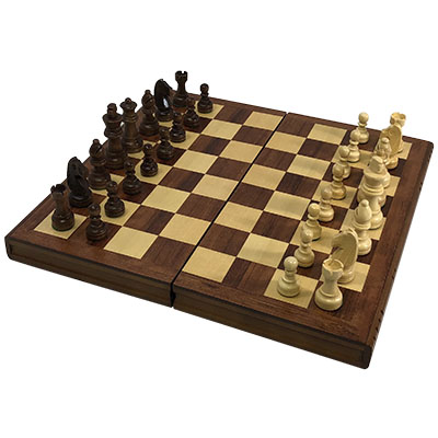 Classic 12in Folding Chess Set