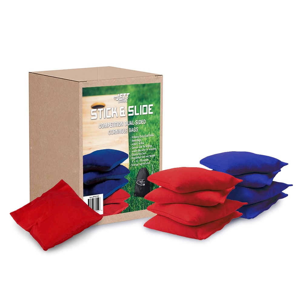 Jett Stick and; Slide Competition Dual-Sided Cornhole Bags