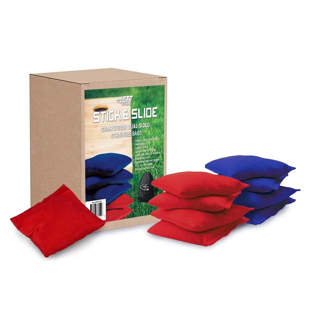 Jett Stick and; Slide Competition Dual-Sided Cornhole Bags