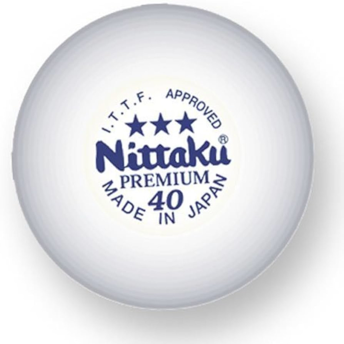 Nittaku 3 Star Premium 40 Table Tennis Balls (3 Pack)
