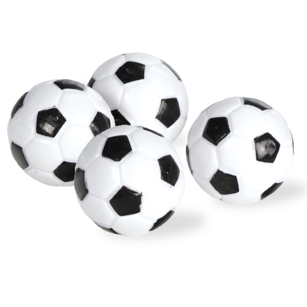 Black and White Foosball Balls (4 pack)