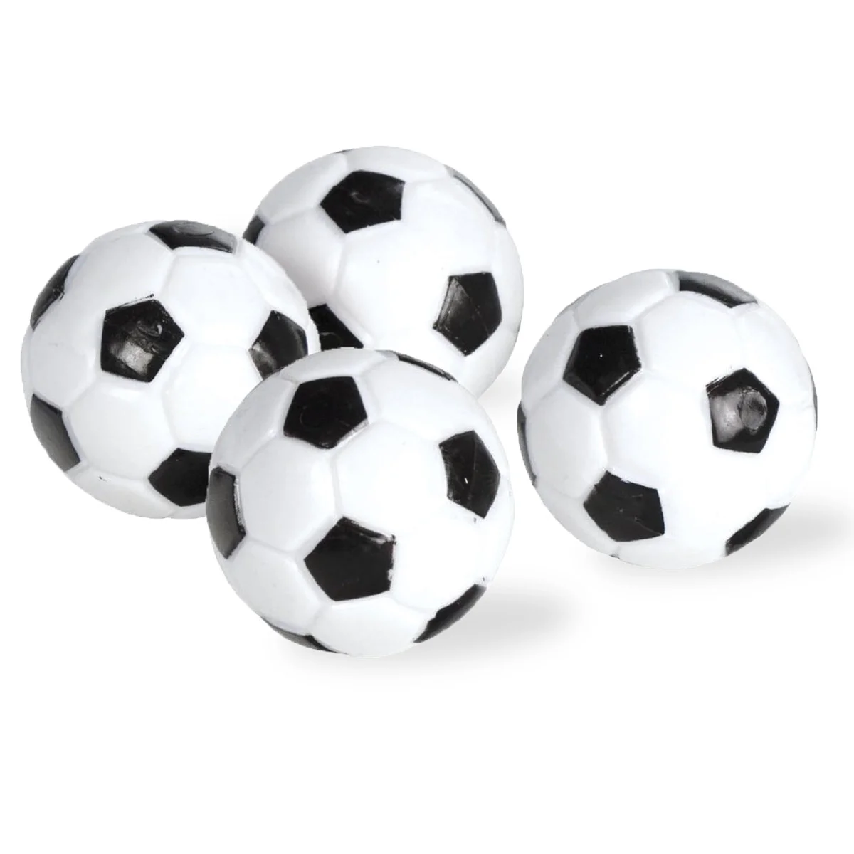 Black and White Foosball Balls (4 pack)