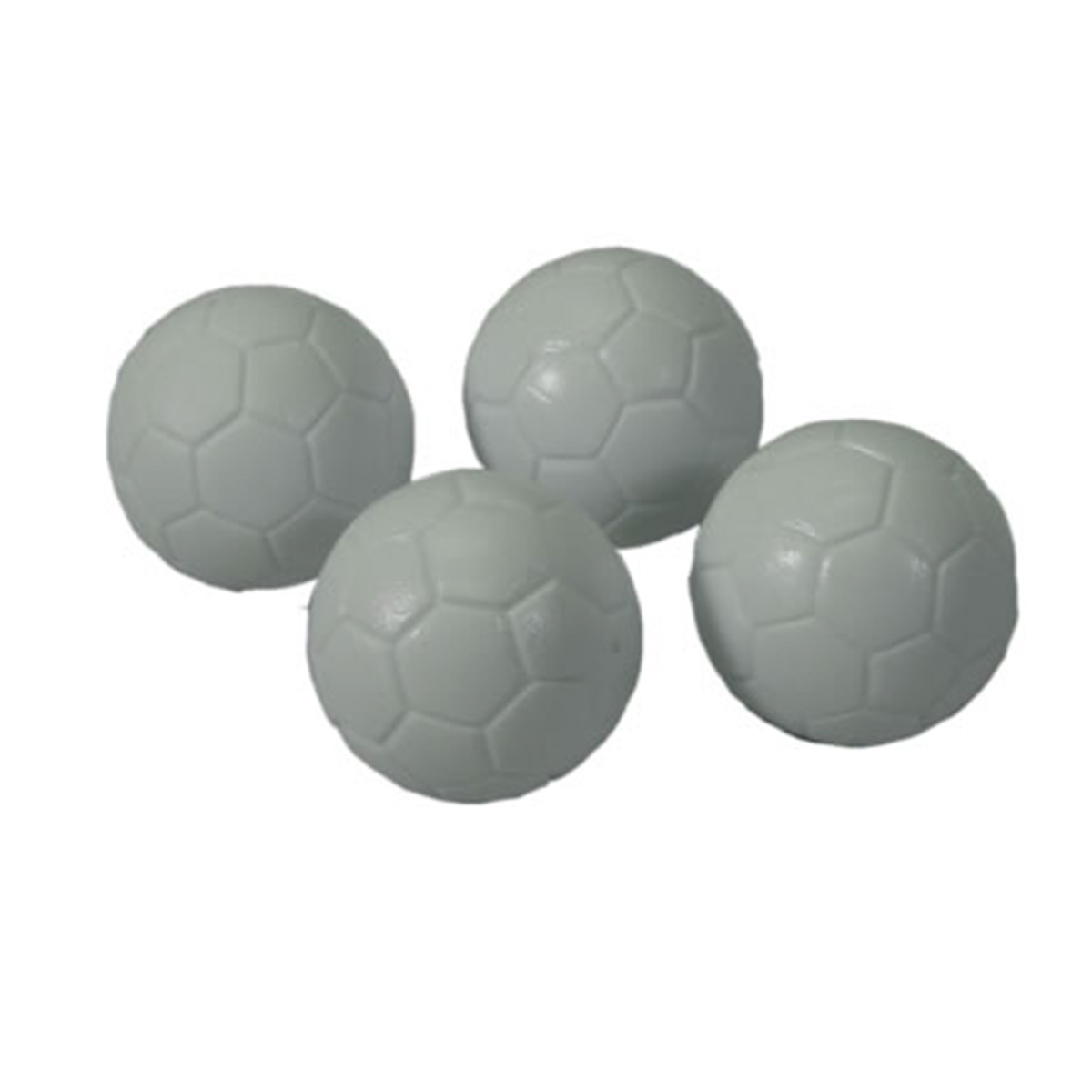 White Engraved Foosball Balls (4 pack)