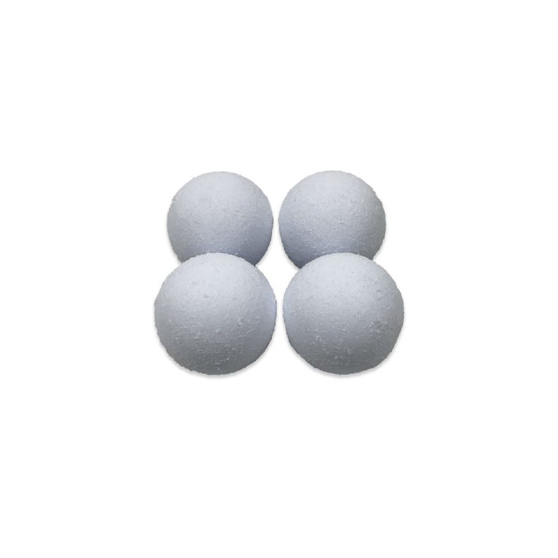 Foosball Balls White Fuzzy Tour Edition 36mm (4 pack)